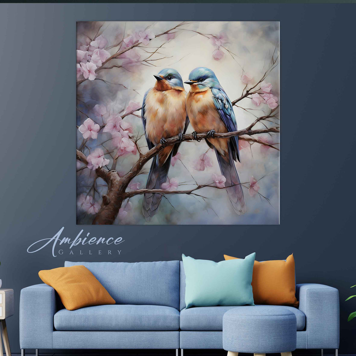 Elegant Watercoulor Style Birds