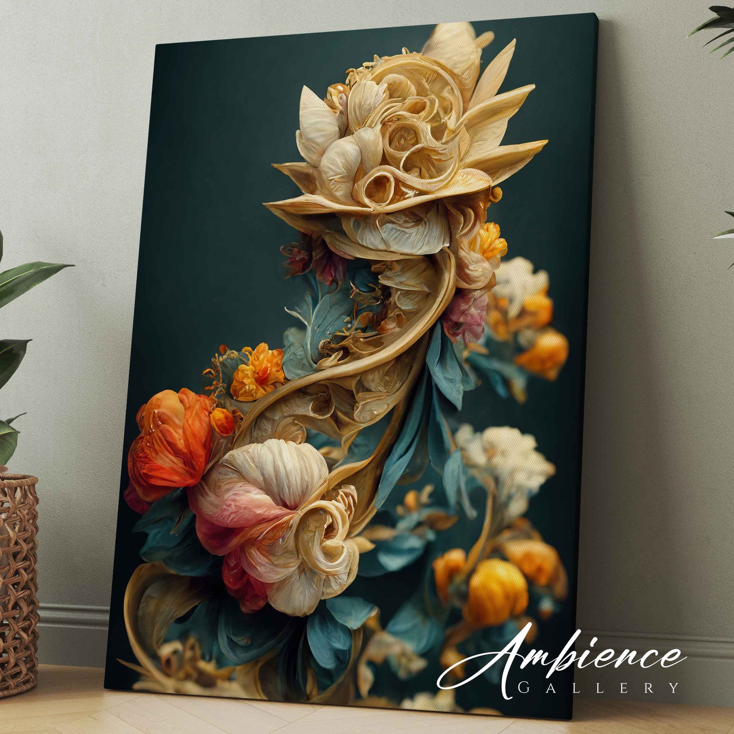 Elegant Floral Baroque Decorative Style
